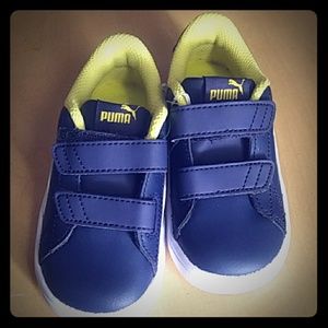 Puma kids' smash v2 velcro sneakers